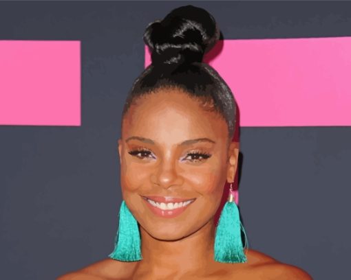 Actress Sanaa Lathan Paint By Numbers