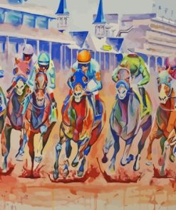 Aesthetic Kentucky Derby Paint By Numbers