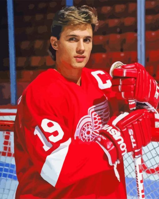 Aesthetic Steve Yzerman Paint By Numbers