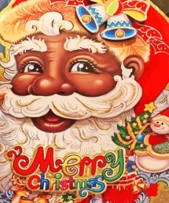 African American Christmas Paint By Numbers