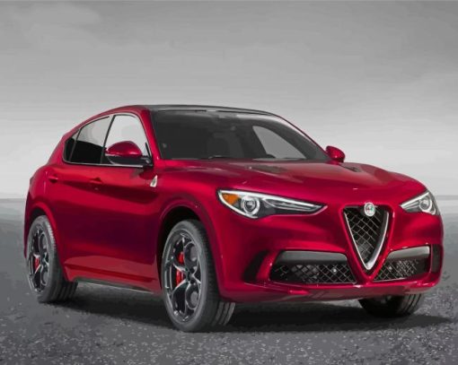 Alfa Romeo Stelvio Paint By Numbers