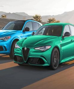 Alfa Romeo Stelvio Cars Paint By Numbers