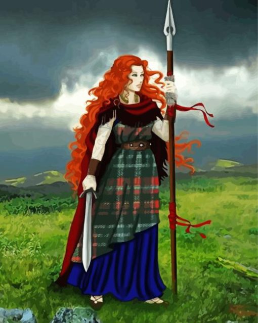 Anime Boudica Queen Paint By Numbers