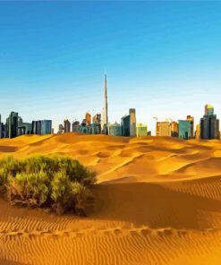 Arabian Desert Dubai City Paint By Numbers