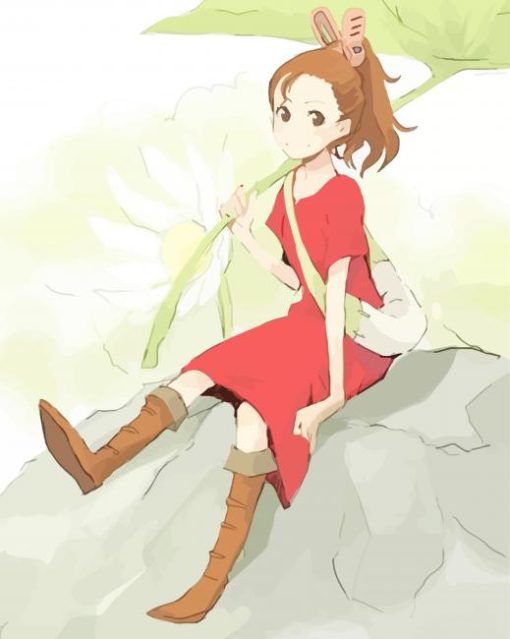 Arrietty Anime Girl Paint By Numbers