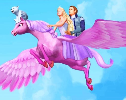 Barbie And The Magic Of Pegasus Animation Paint By Numbers