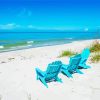 Beach Chairs In The Sand On Longboat Key Paint By Numbers