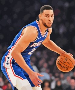 Ben Simmons Professional Basketball Player Paint By Numbers