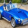 Blue Antique Cobra Le Mans Paint By Numbers