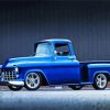 Blue Chevy truck Paint By Numbers