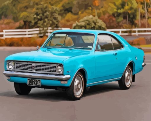 Blue Holden Monaro Car Paint By Numbers