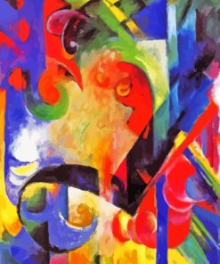 Broken Forms By Franz Marc Paint By Numbers