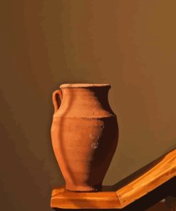 Brown Vase Paint By Numbers