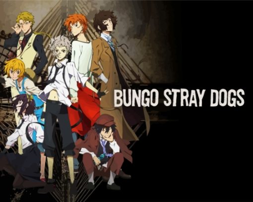 Bungou Stray Dogs Anime Poster Paint By Numbers