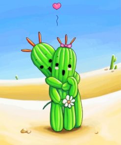 Cactuar Couple Paint By Numbers