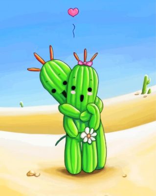 Cactuar Couple Paint By Numbers