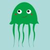 Cartoon Green Jellyfish Paint By Numbers