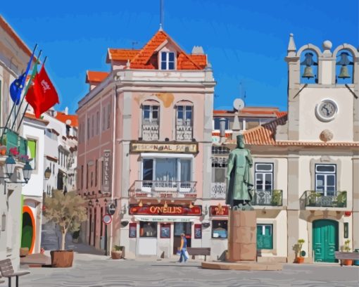 Cascais Town Hall Paint By Numbers