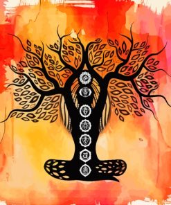 Chakra Tree Paint By Numbers