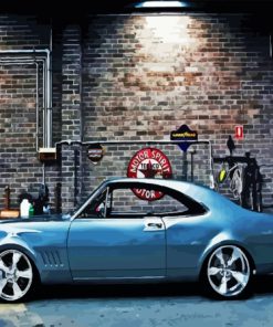 Classic Grey Holden Monaro Car Paint By Numbers