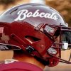 Close Up Texas State Bobcats Helmet Paint By Numbers