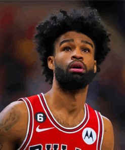 Coby White Professional Basketball Player Paint By Numbers