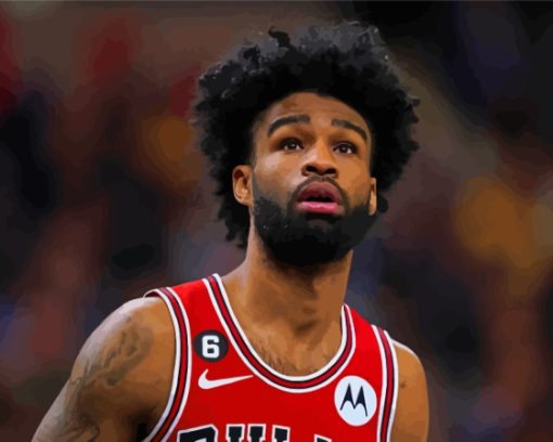 Coby White Professional Basketball Player Paint By Numbers