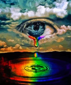 Crying Eye Art Paint By Numbers