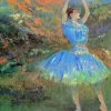 Dancer In Blue Art Paint By Numbers