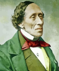 Danish Author Hans Christian Andersen Paint By Numbers