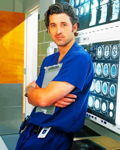 Derek Shepherd Paint By Numbers