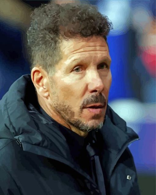 Diego Simeone Football Player Paint By Numbers