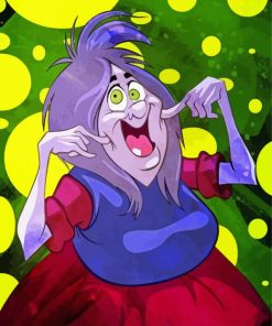 Disney Madam Mim The Sword In The Stone Paint By Numbers