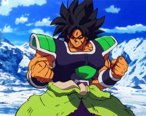 Dragon Ball Broly Paint By Numbers