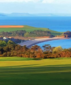 East Devon Golf Club Paint By Numbers