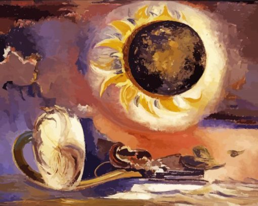 Eclipse Of The Sunflower Paul Nash Paint By Numbers