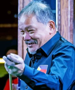 Efren Reyes Pool Player Paint By Numbers