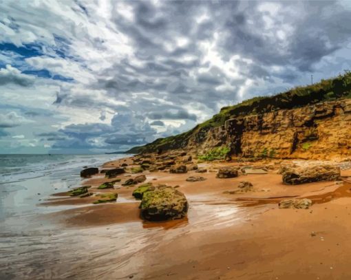 France Normandy Omaha Beach Paint By Numbers