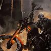 Ghost Rider Motorcycle Rider Paint By Numbers