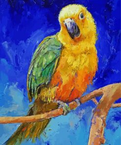 Golden Conure Paint By Numbers