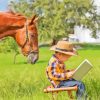 Horse And Child Paint By Numbers