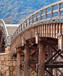 Japan Kintai Arch Bridge Paint By Numbers