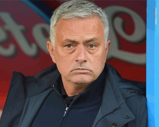 José Mourinho Portuguese Coach Paint By Numbers