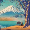 Kawase Hasui Lake Yamanaka Paint By Numbers