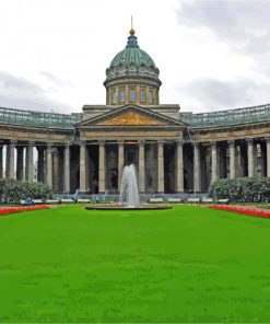 Kazan Cathedral Building Paint By Numbers