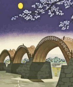 Kintai Bridge Paint By Numbers