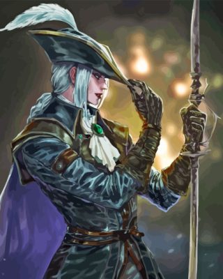 Lady Maria Bloodborne Paint By Numbers