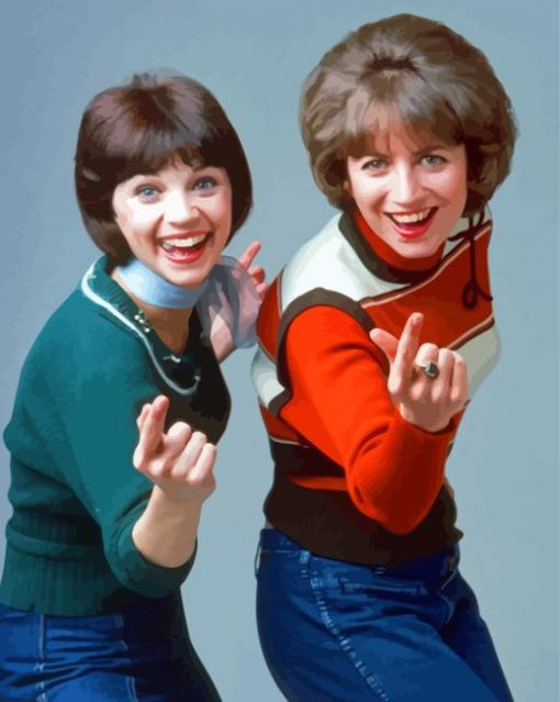 Laverne And Shirley Paint By Numbers