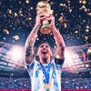 Lionel Messi Argentina World Cup Paint By Numbers