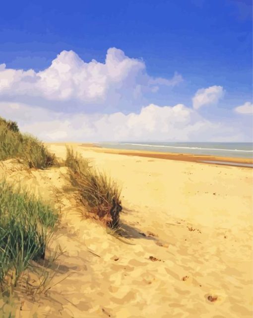 Mablethorpe Town Beach Paint By Numbers